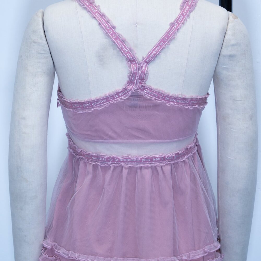 Jean Paul Gaultier Mesh Layered Tank Top - Picture 5 of 6